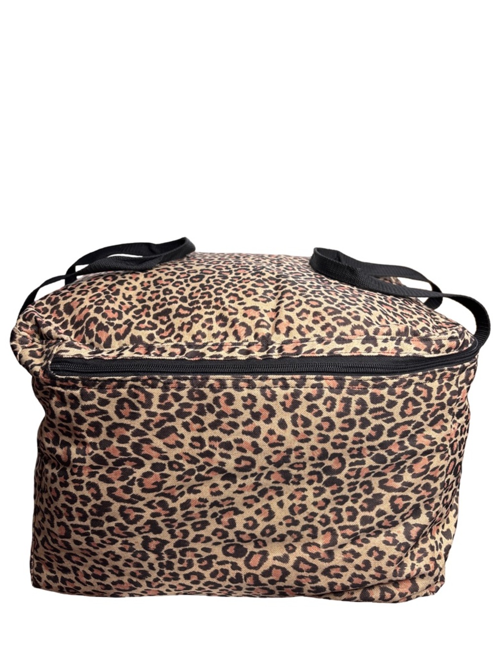 Leopard Print Insulated Trunk Organizer Bag - Picture 2 of 10